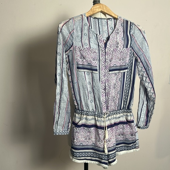 Twelfth Street by Cynthia Vincent Cotton Silk Blend Lightweight Romper size S - Picture 2 of 16
